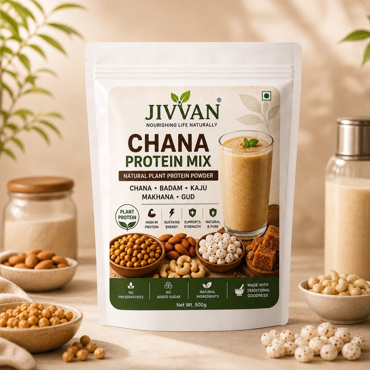 JIVVAN Chana Protein Mix
