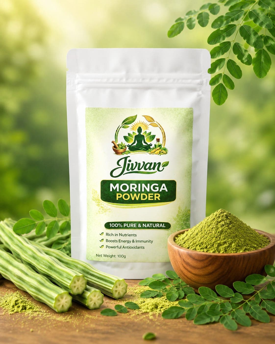 JIVVAN Moringa Powder